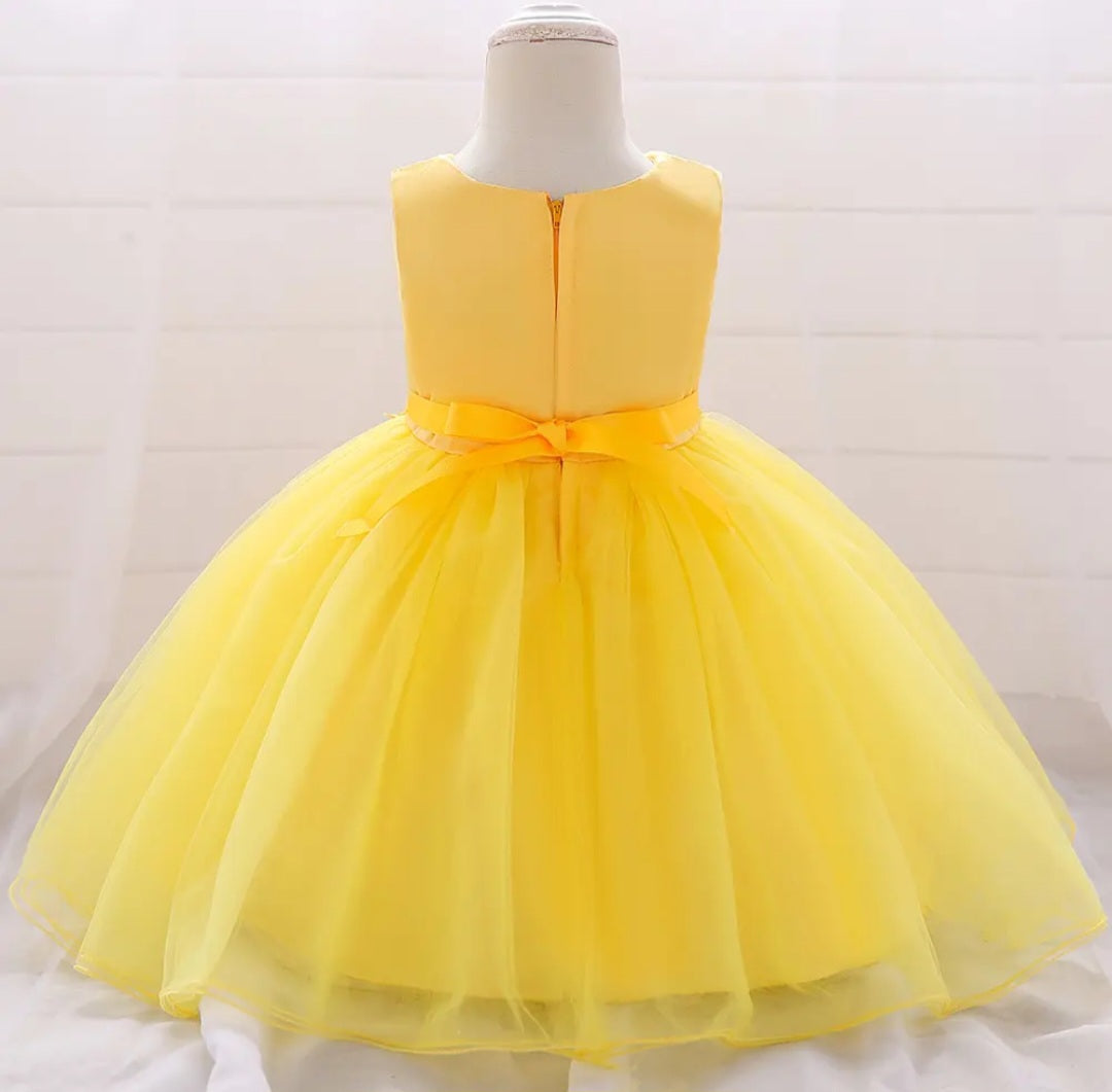 Vestido Amarillo princesa, abejita✨1753AM