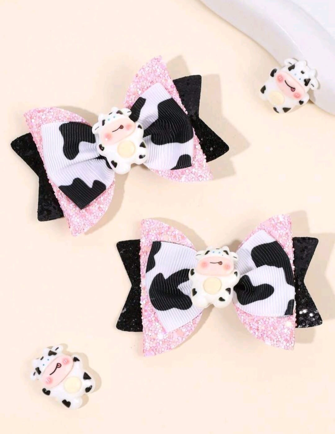 Accesorio, hebilla, vaca lola, el par 🐮💓💗3389