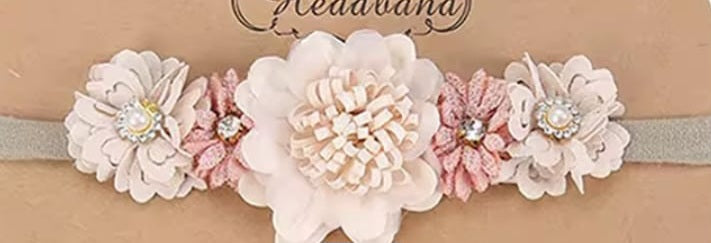 Tocados x unidad , vinchas florales, pre cumple🌸✨🎀1299
