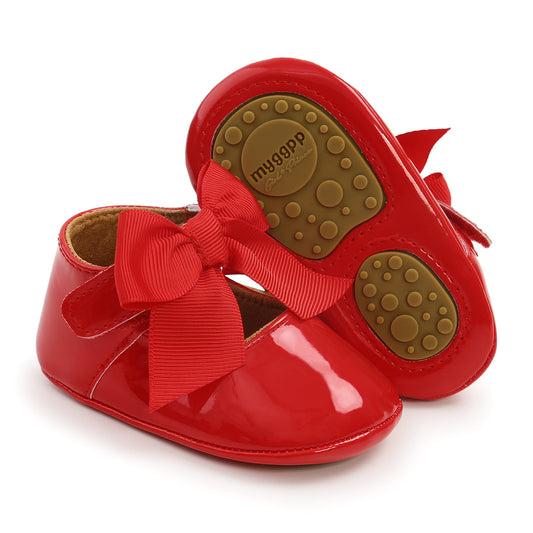 Calzado, zapatitos rojo con moño❣️ 1173