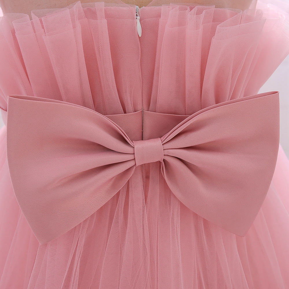 Vestido Rosa Vieja Elegante 2055RV