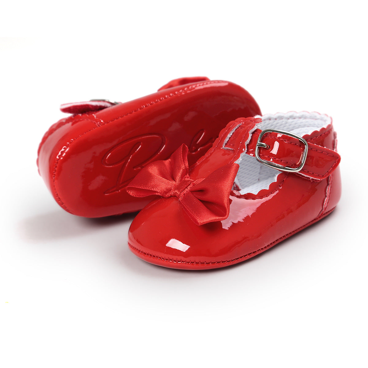 Zapatitos, calzado rojo 0 hasta 12meses 2103