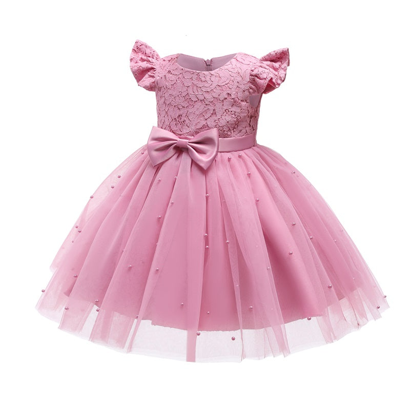 Promo‼️Oferta‼️Vestido Rosa Vieja, perlitas 1639