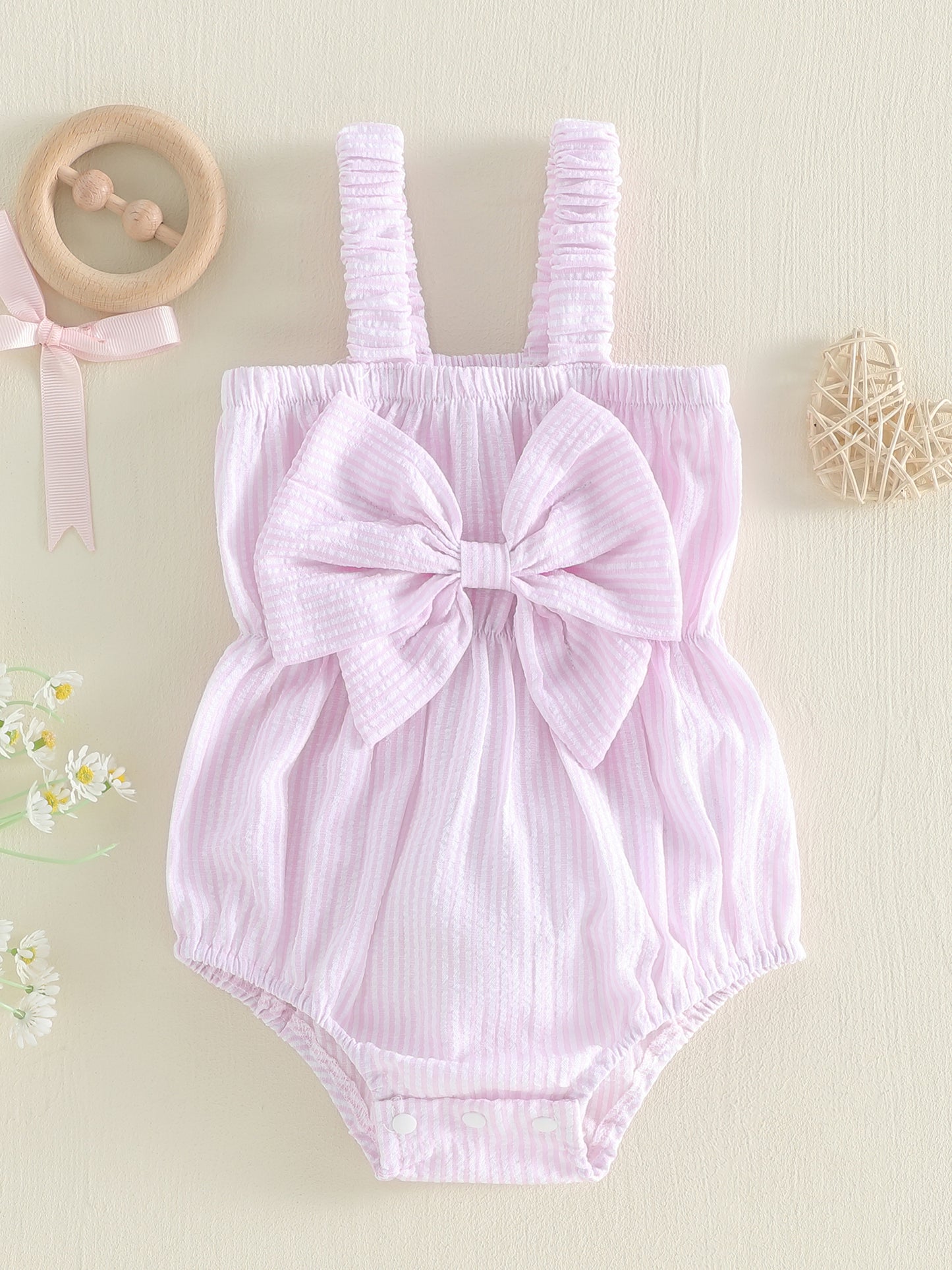 Body rosa a rayas 🎀🩷 1659