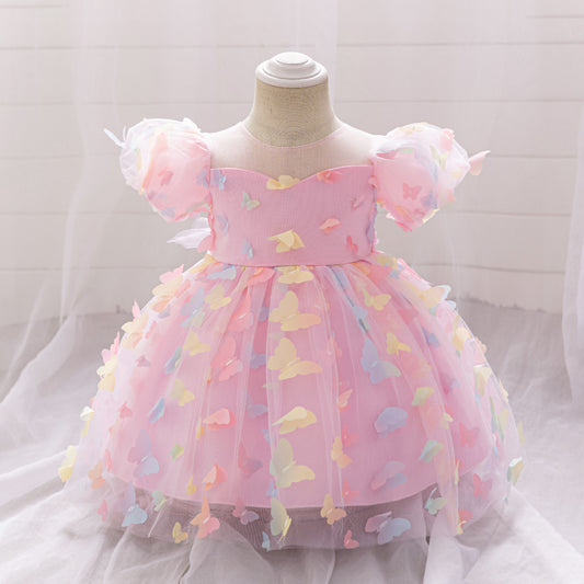 Vestido mariposas Rosa