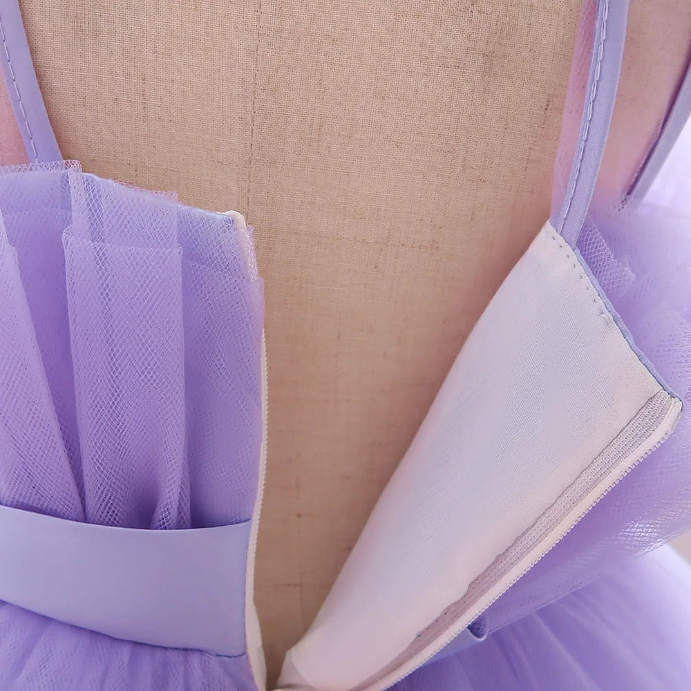 Vestido lila elegante 💜 2055L