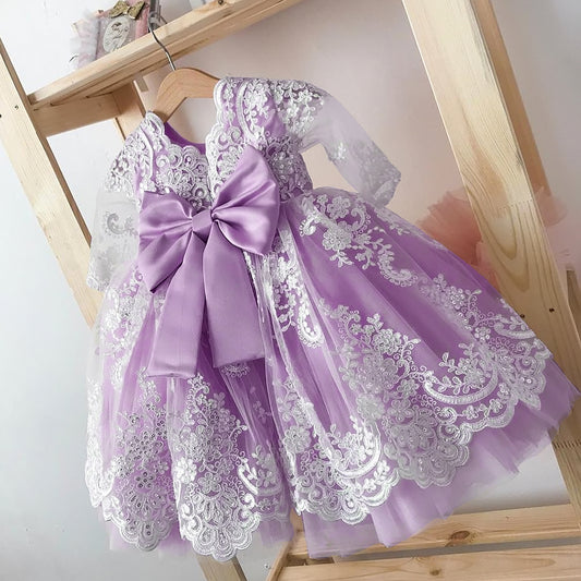 Vestido lila Elegante