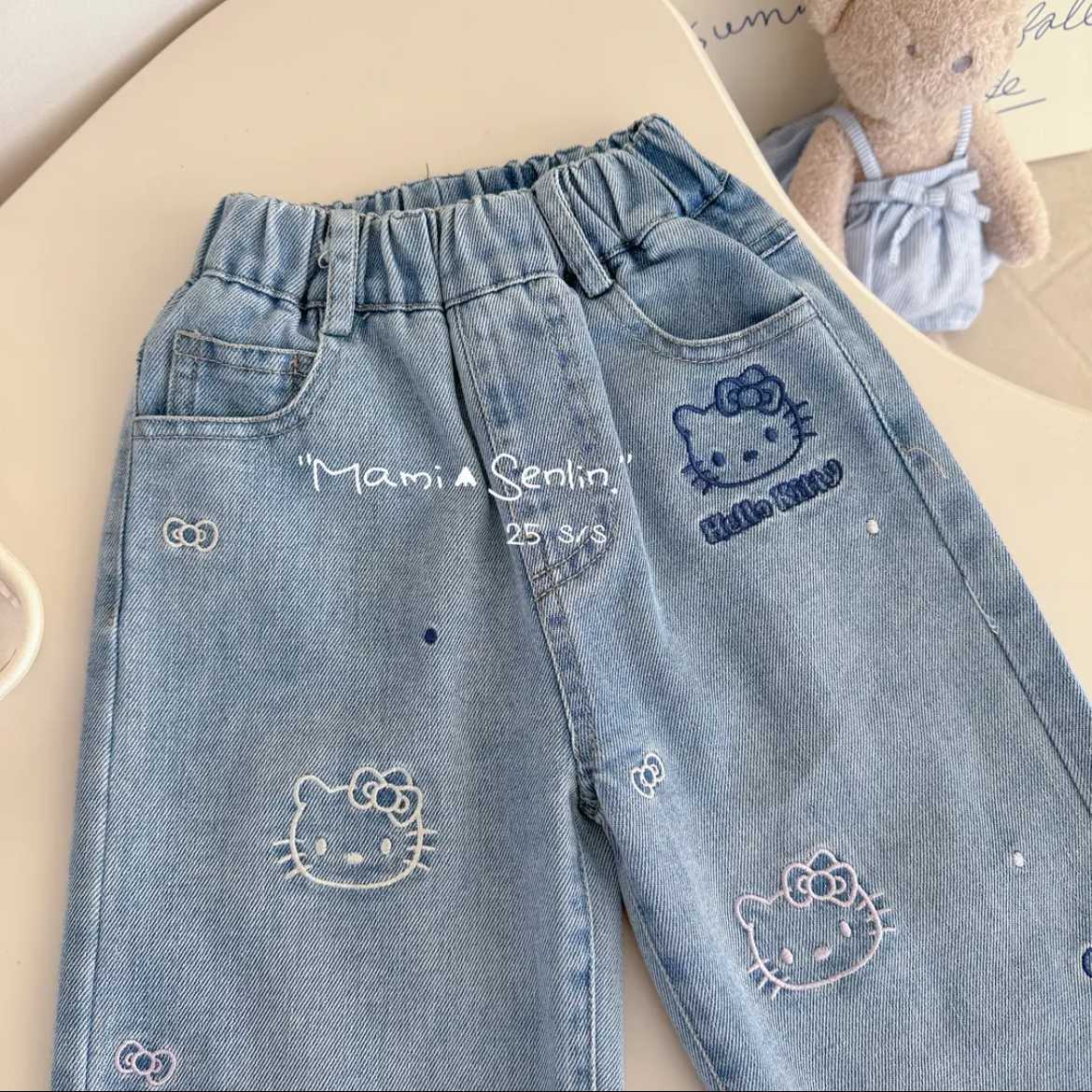 Jeans, pantalón, vaquero, diseño hello kitty 2079