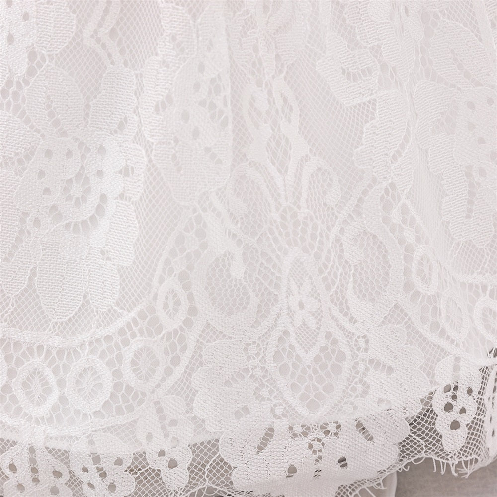 Vestido Blanco Elegante😇🤍1235