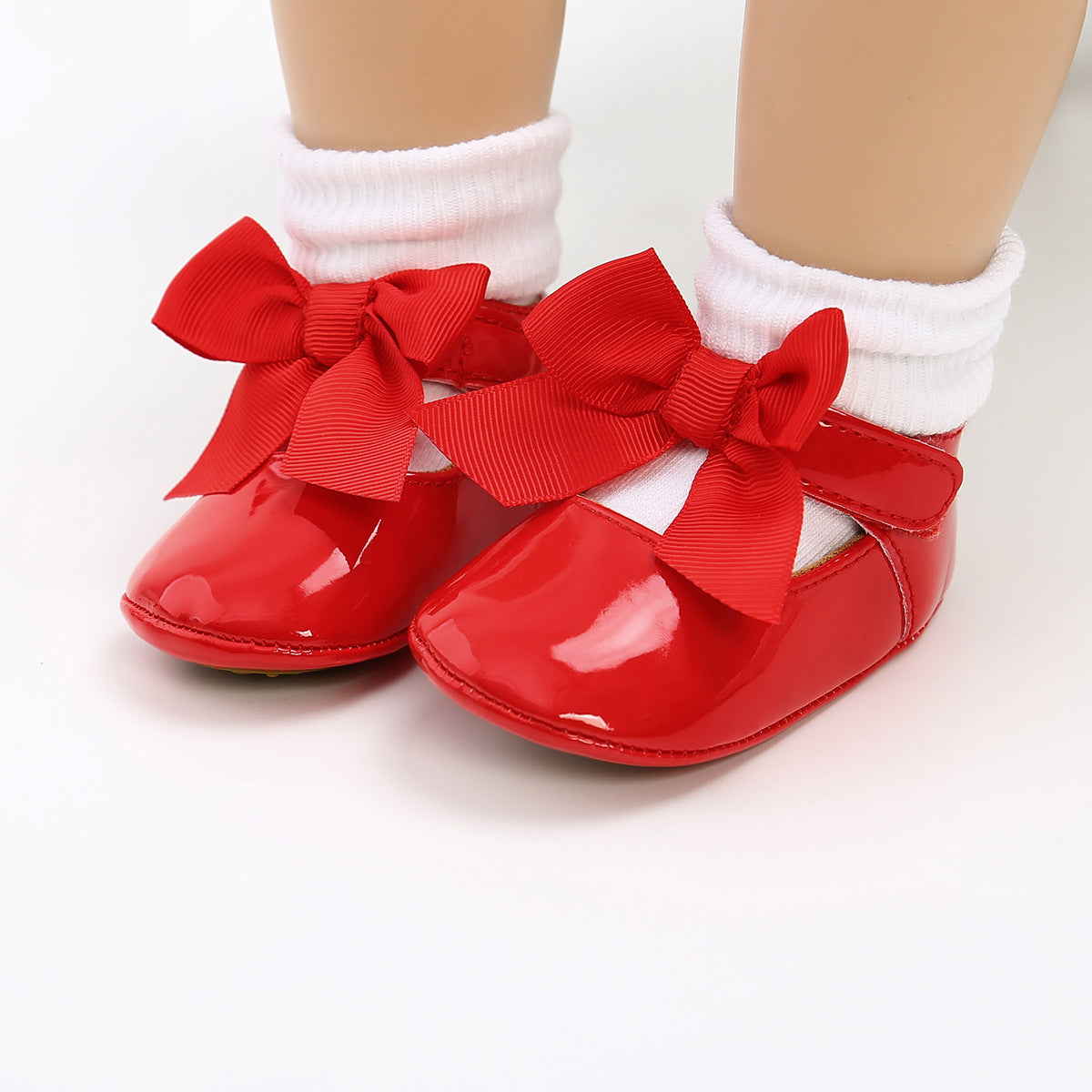 Calzado, zapatitos rojo con moño❣️ 1173
