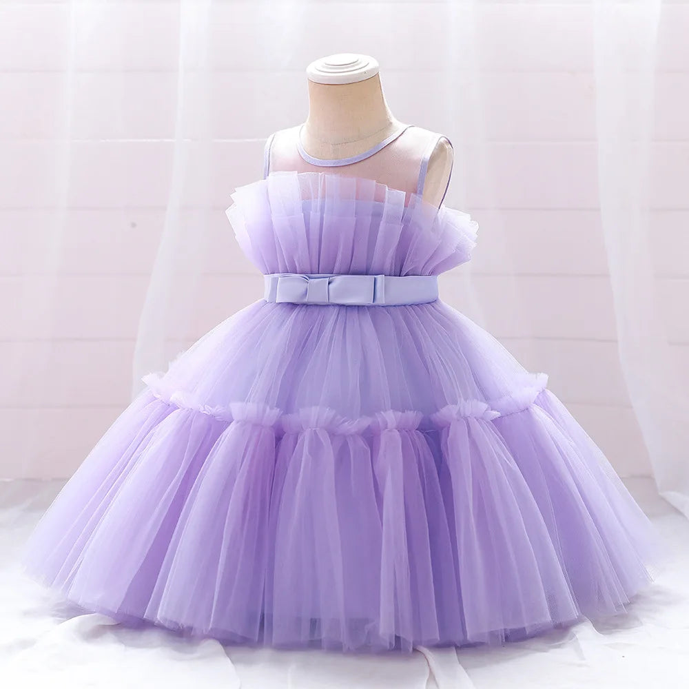 Vestido lila elegante 💜 2055L