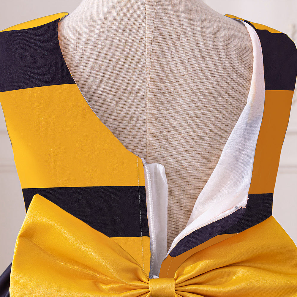 Vestido Amarilla y negro, abejita