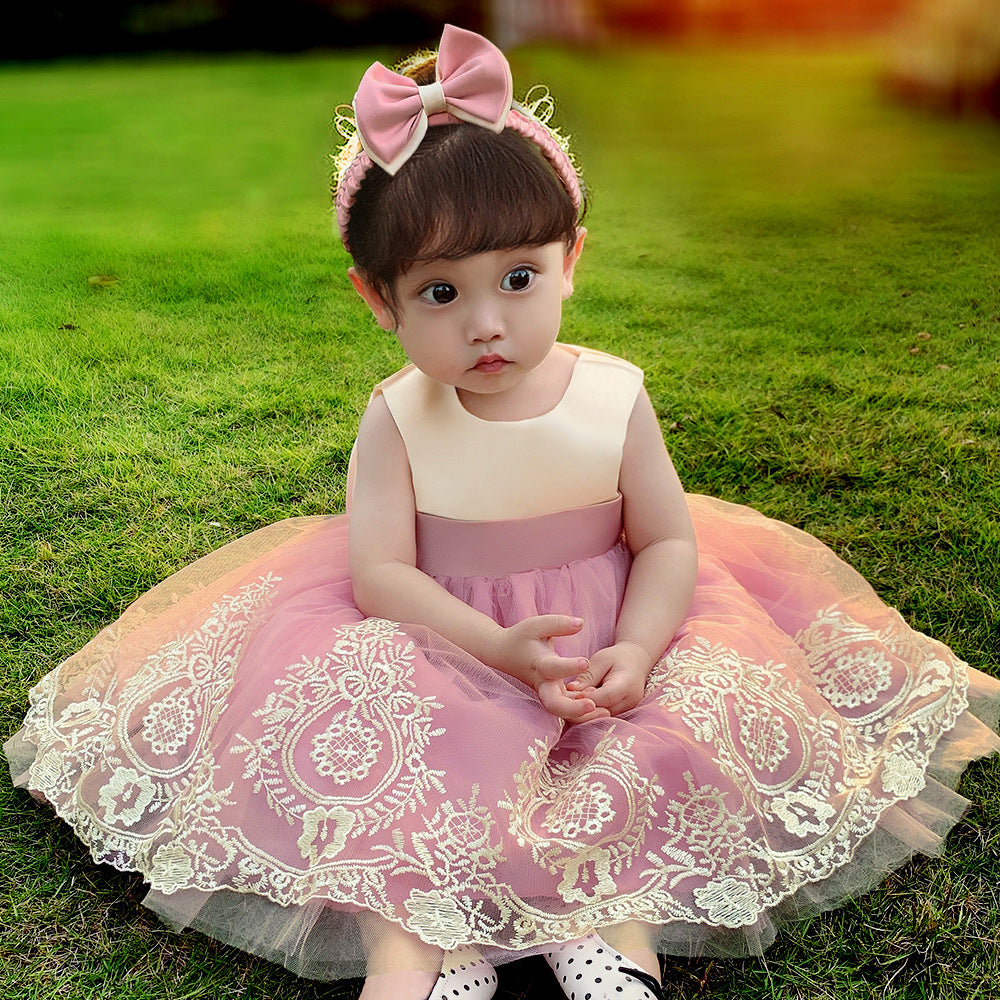 Vestido Rosa Vieja, beige