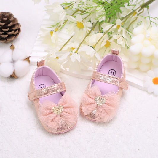 Zapatitos, calzado, rosa, dorado, negro, Cod 1055