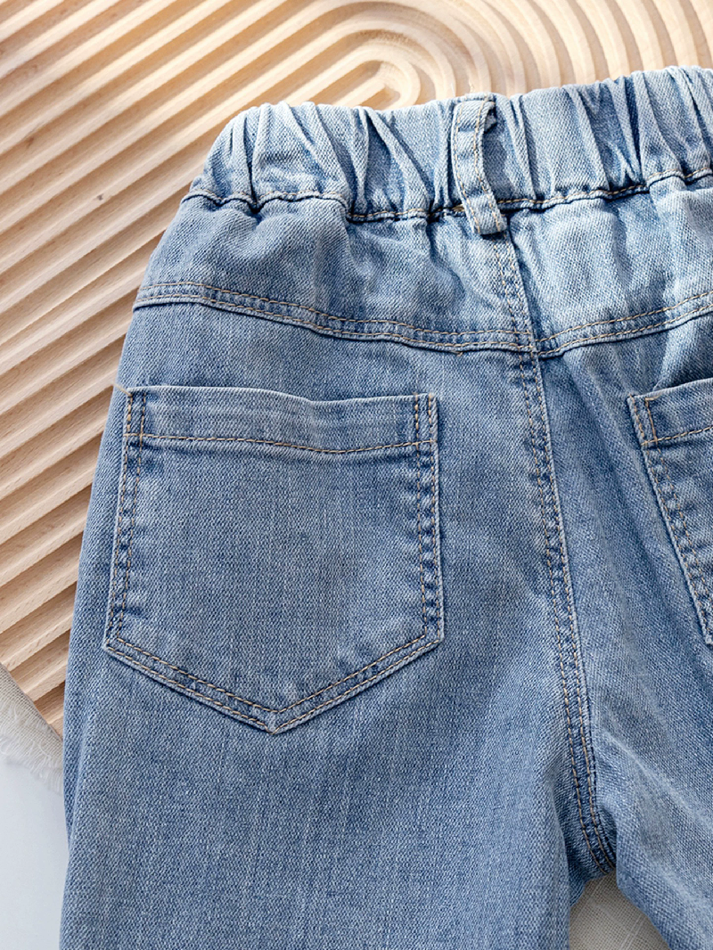 Jeans, pantalón, vaquero con florecitas 2082