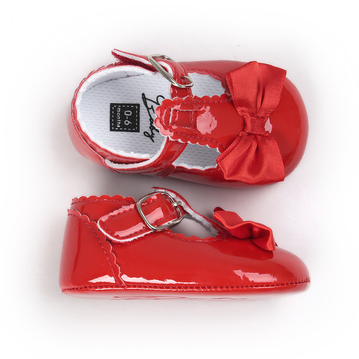 Zapatitos, calzado rojo 0 hasta 12meses 2103