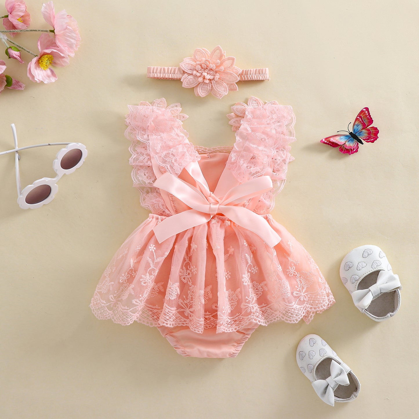 Vestibody más vincha rosa🌸🎀 1521