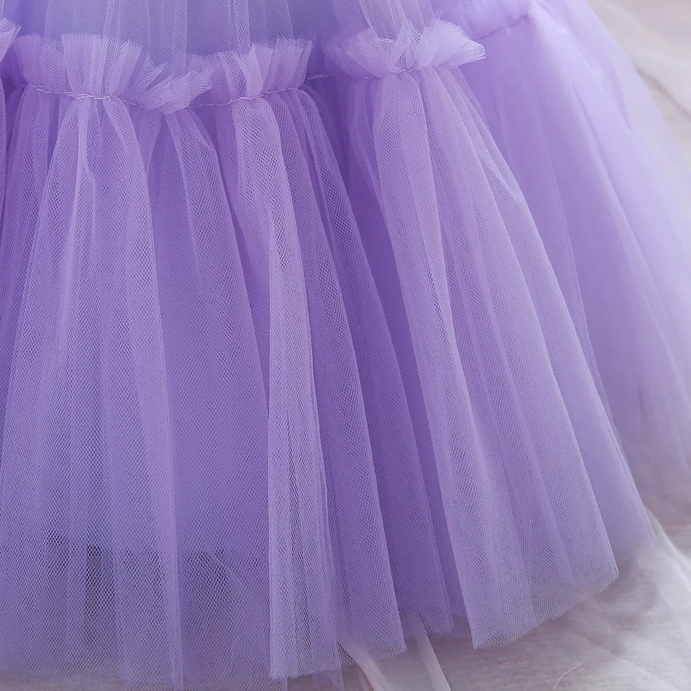 Vestido lila elegante 💜 2055L