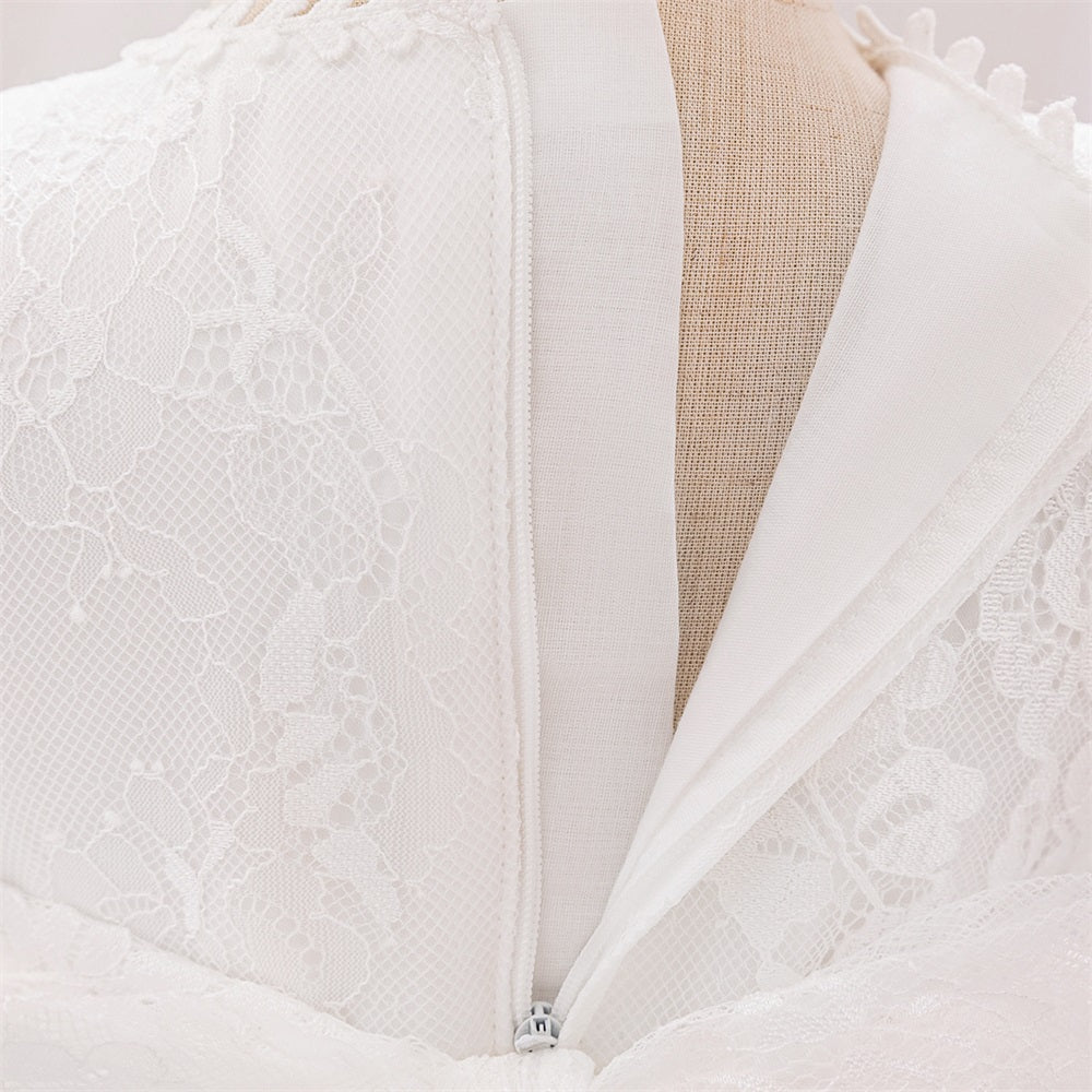 Vestido Blanco Elegante😇🤍1235