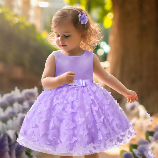 Vestido Lila Mariposas