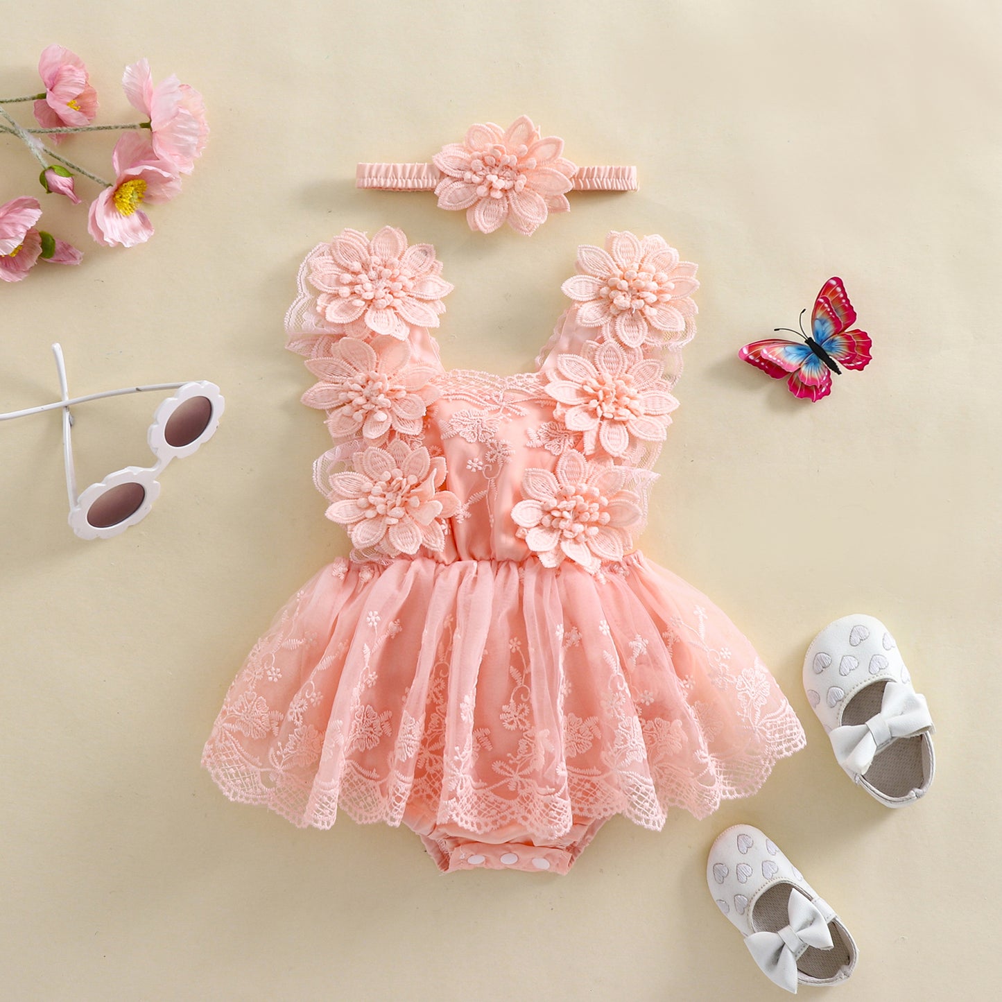 Vestibody más vincha rosa🌸🎀 1521