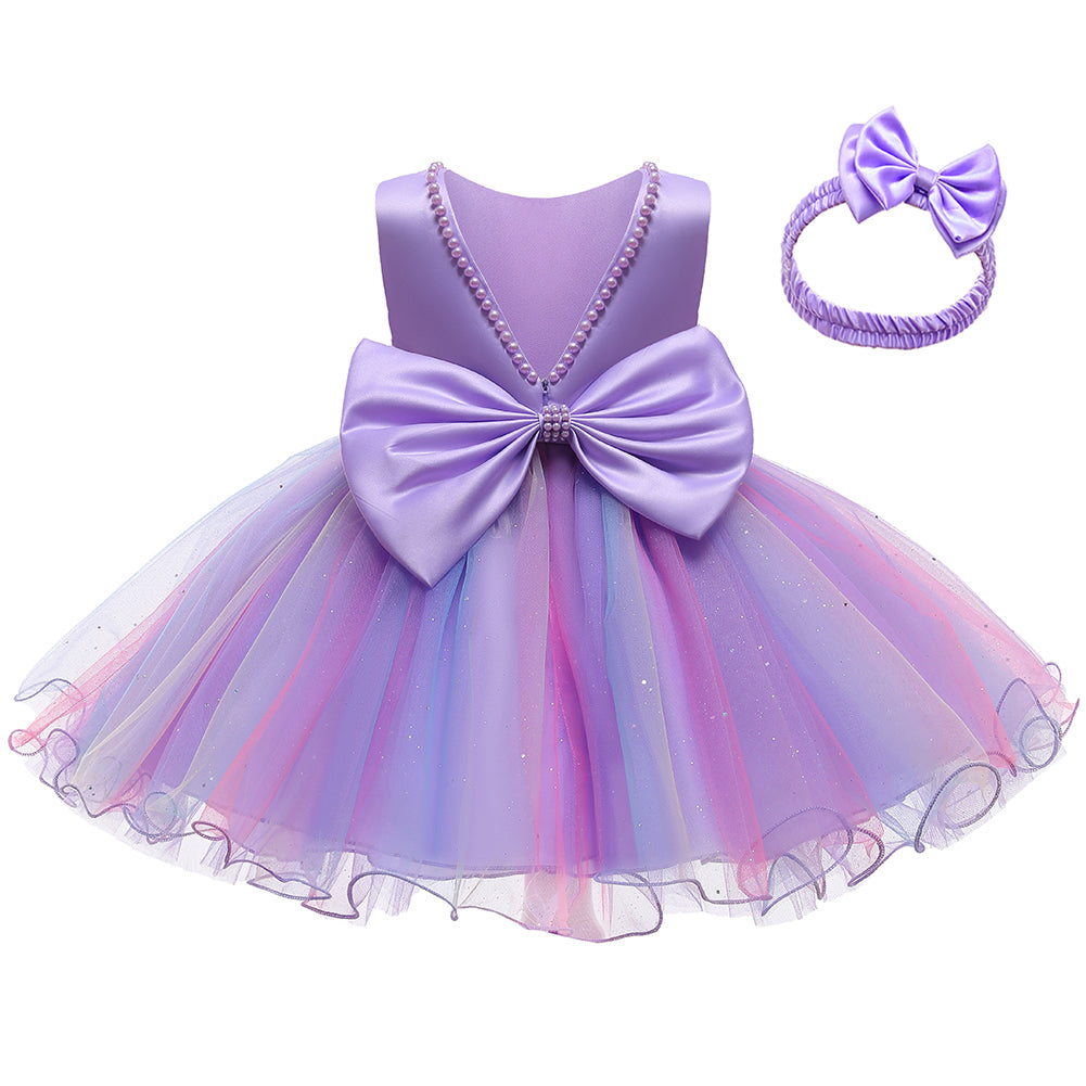 Vestido Lila arcoiris