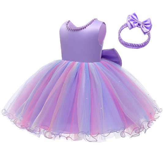 Vestido Lila arcoiris