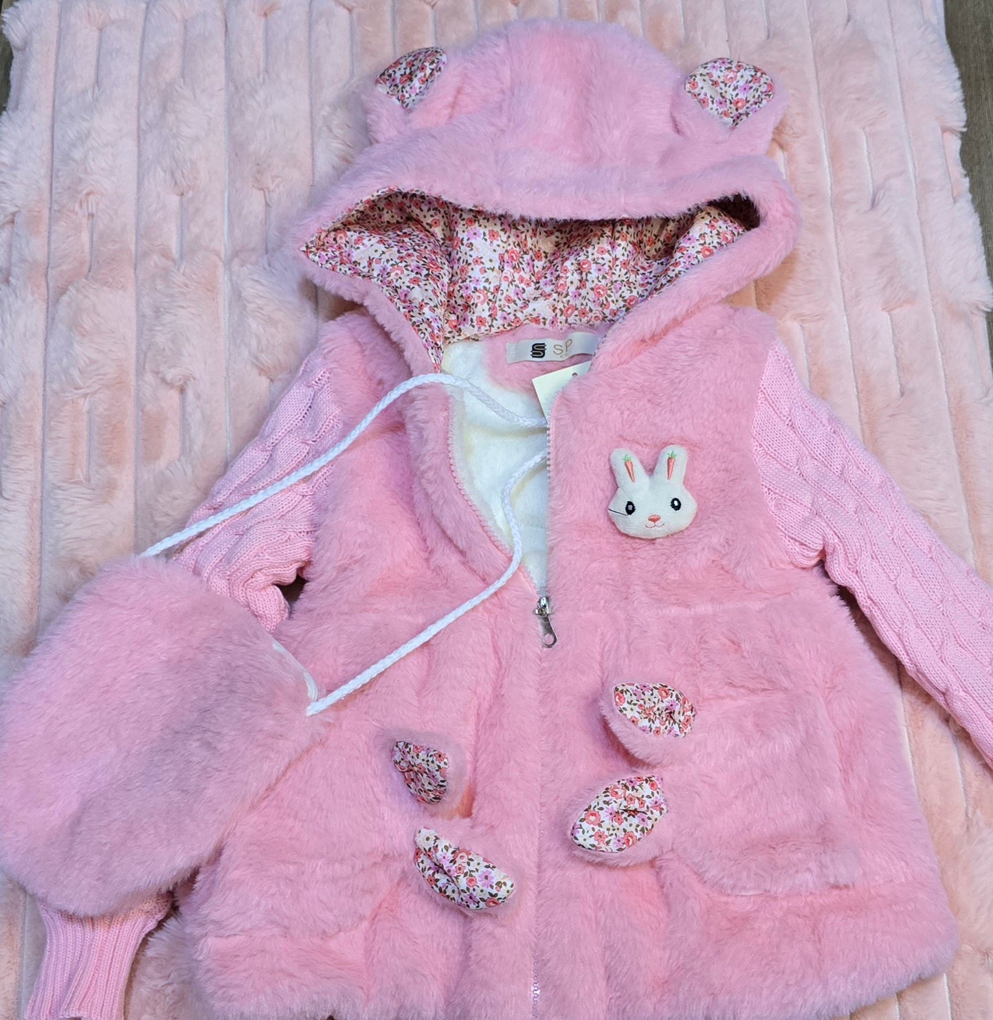 Camperita rosa🐰🎀frizadita 🌸1052