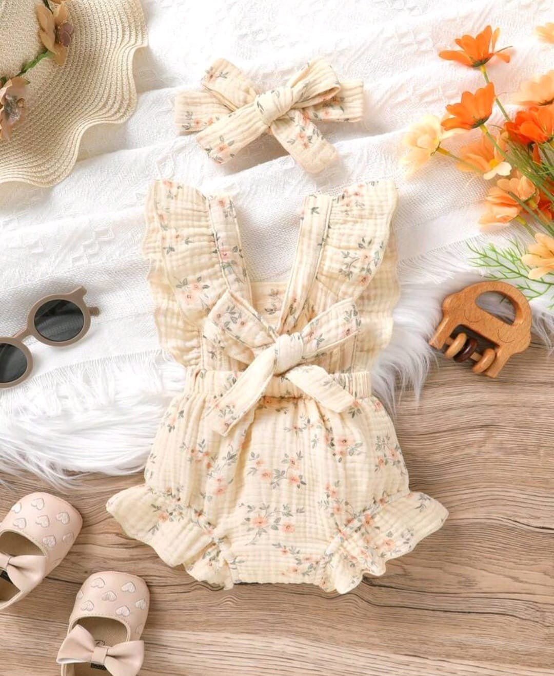 Body beige con flores, vestibody 🌷 🌸 3602
