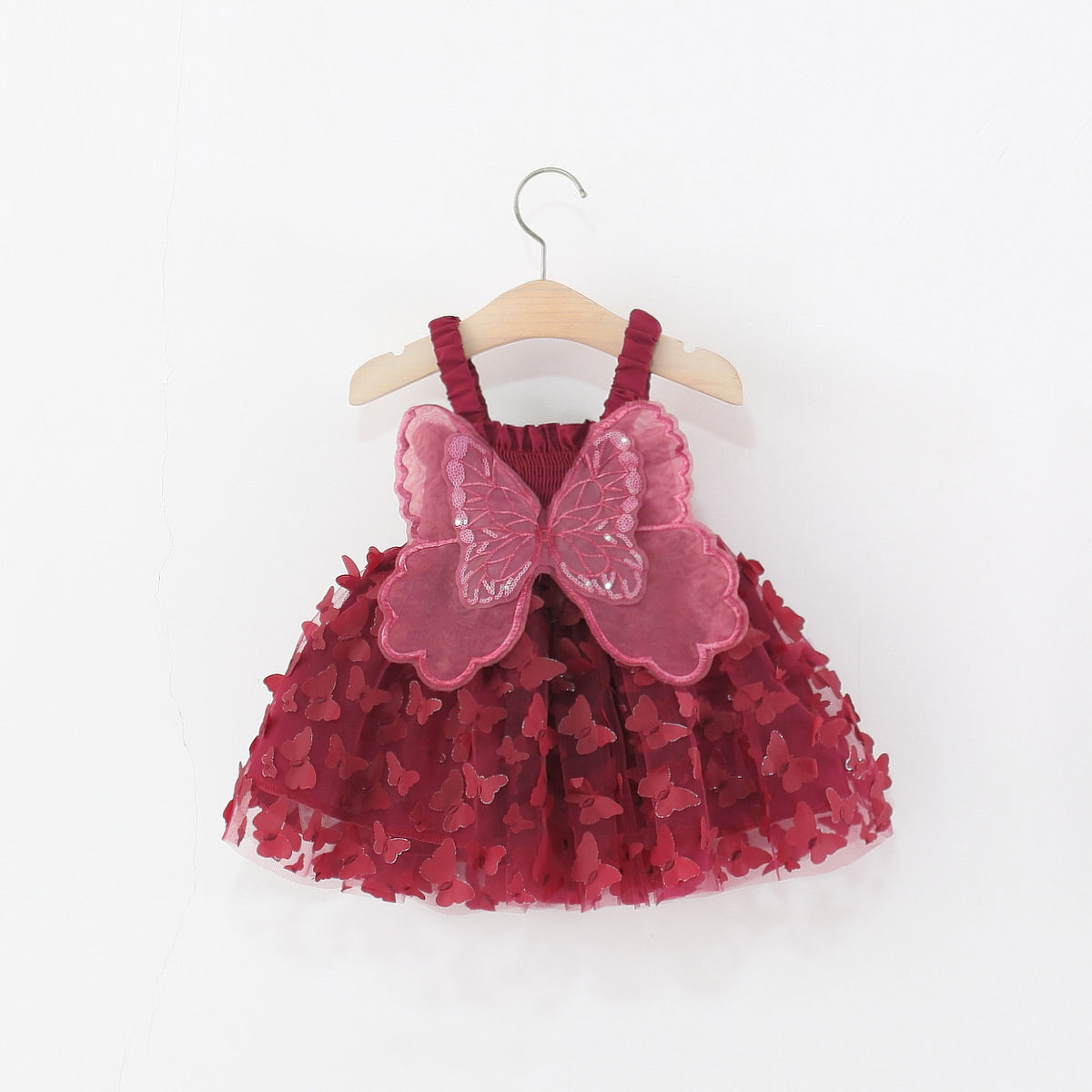 Vestido de mariposas bordó ❤️🦋 3610