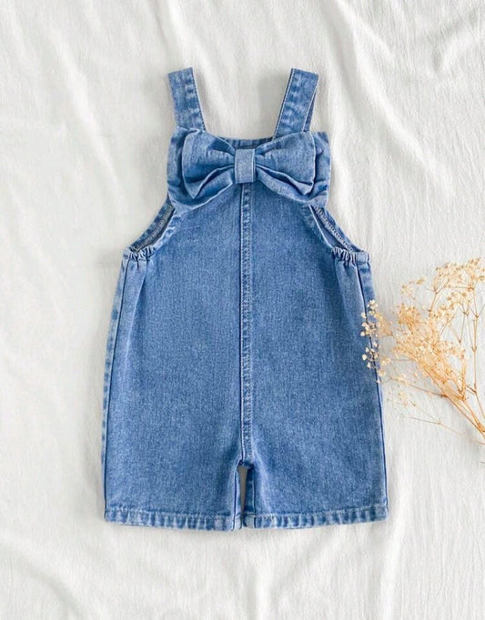 Jardinera, jeans, moño 🩵💙3392