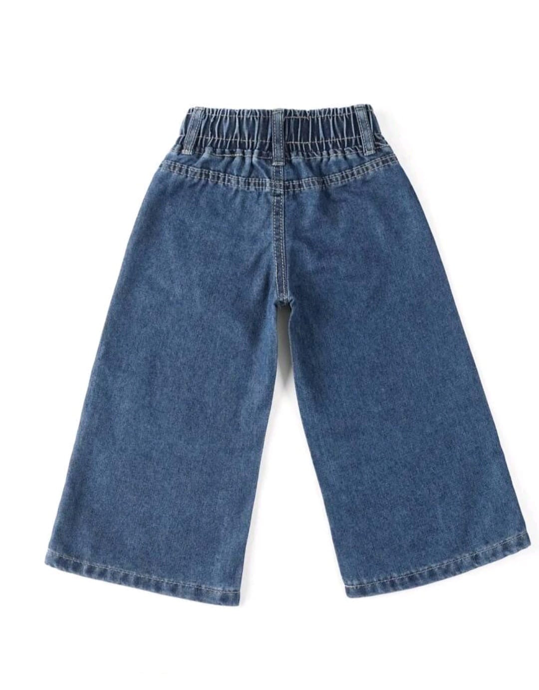 Pantalón, Jeans, vaquero, margaritas🌼💙 3367