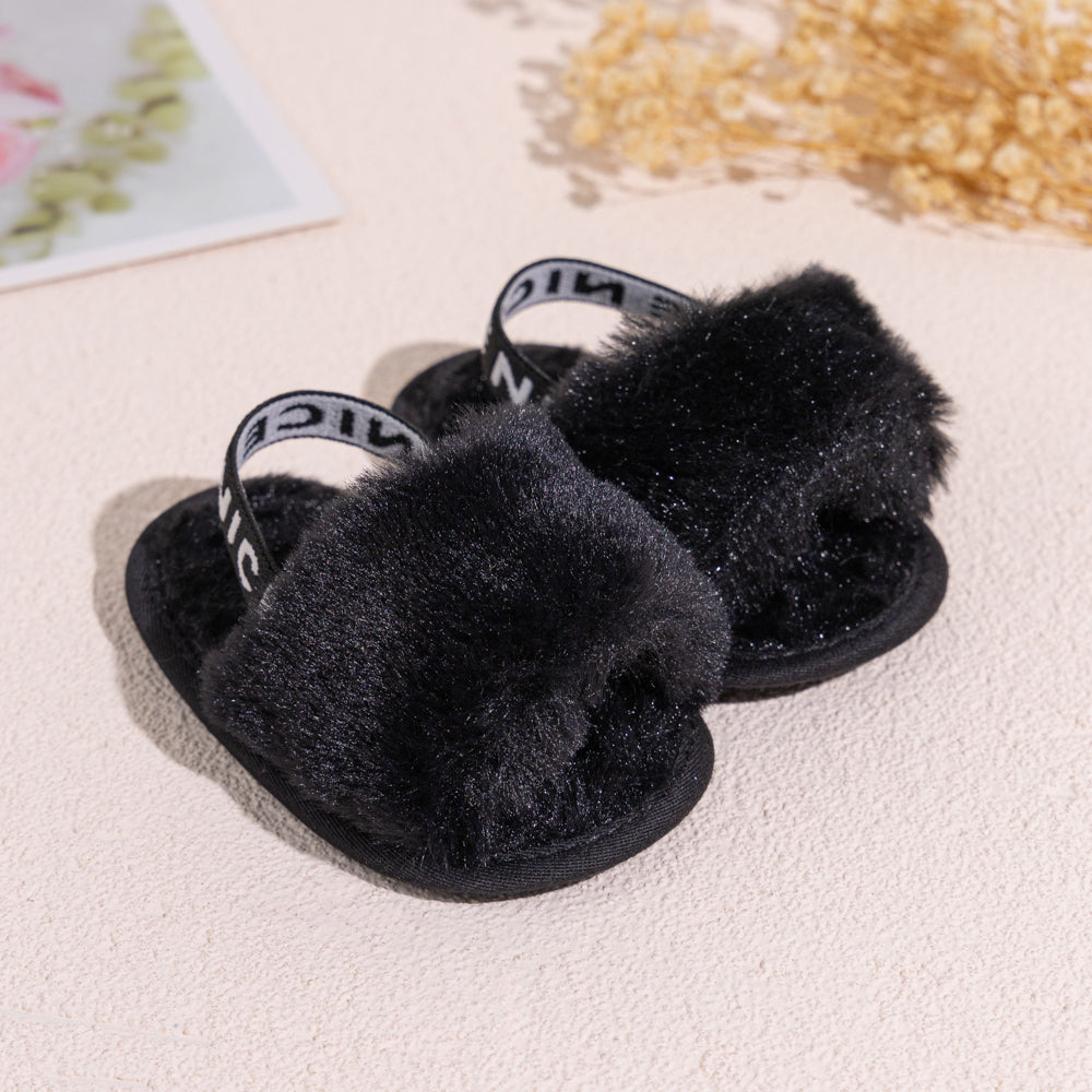 Pantuflas, calzado, sandalia, peludo🖤 1345