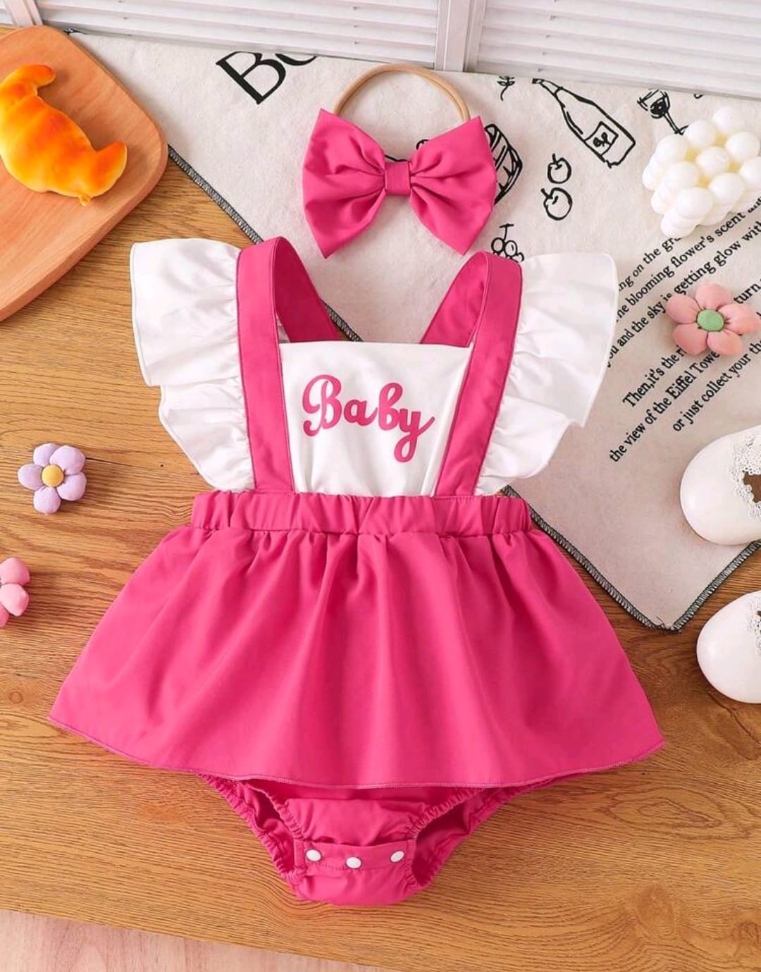 Vestibody rosa y blanco de Barbie 🤍🩷 3595