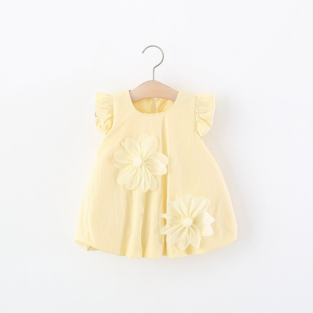 Vestido amarillo con flores 🌼 3664