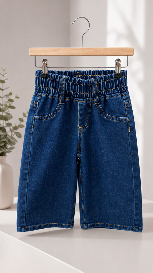 Pantalón de jeans oscuro liso sin diseño 💙 3560