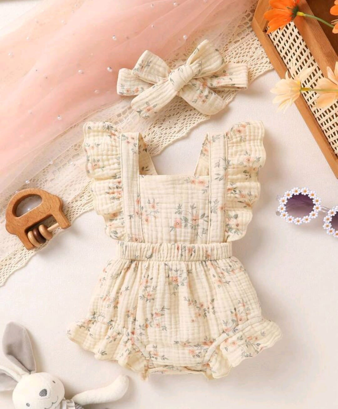 Body beige con flores, vestibody 🌷 🌸 3602