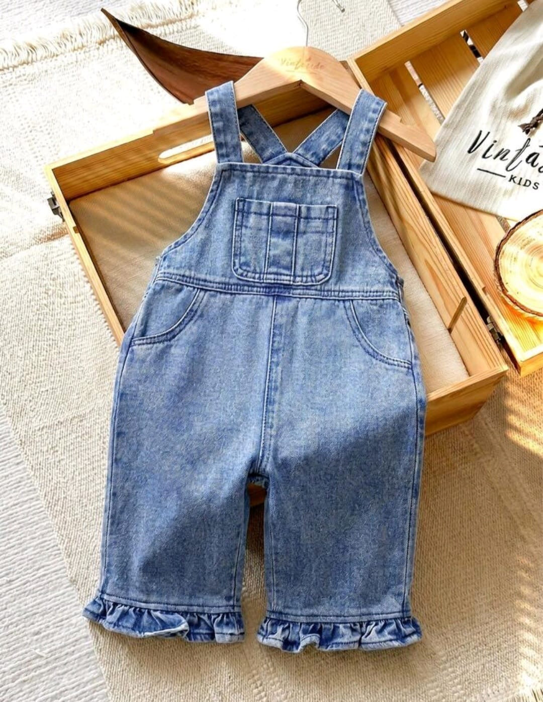 Jardinera de jeans, jardinerita con bolsillo 💙 3431