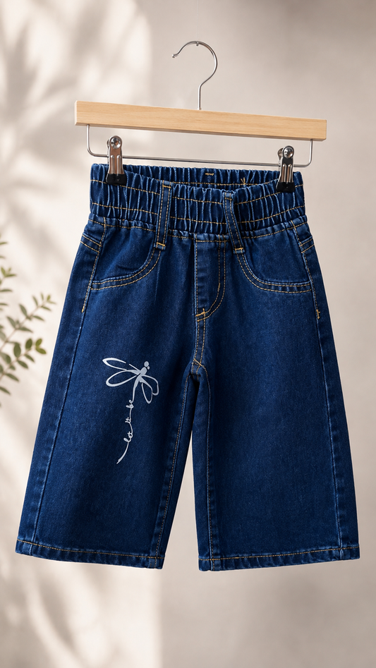 Pantalón de jeans ancho, oscuro 💙 3561