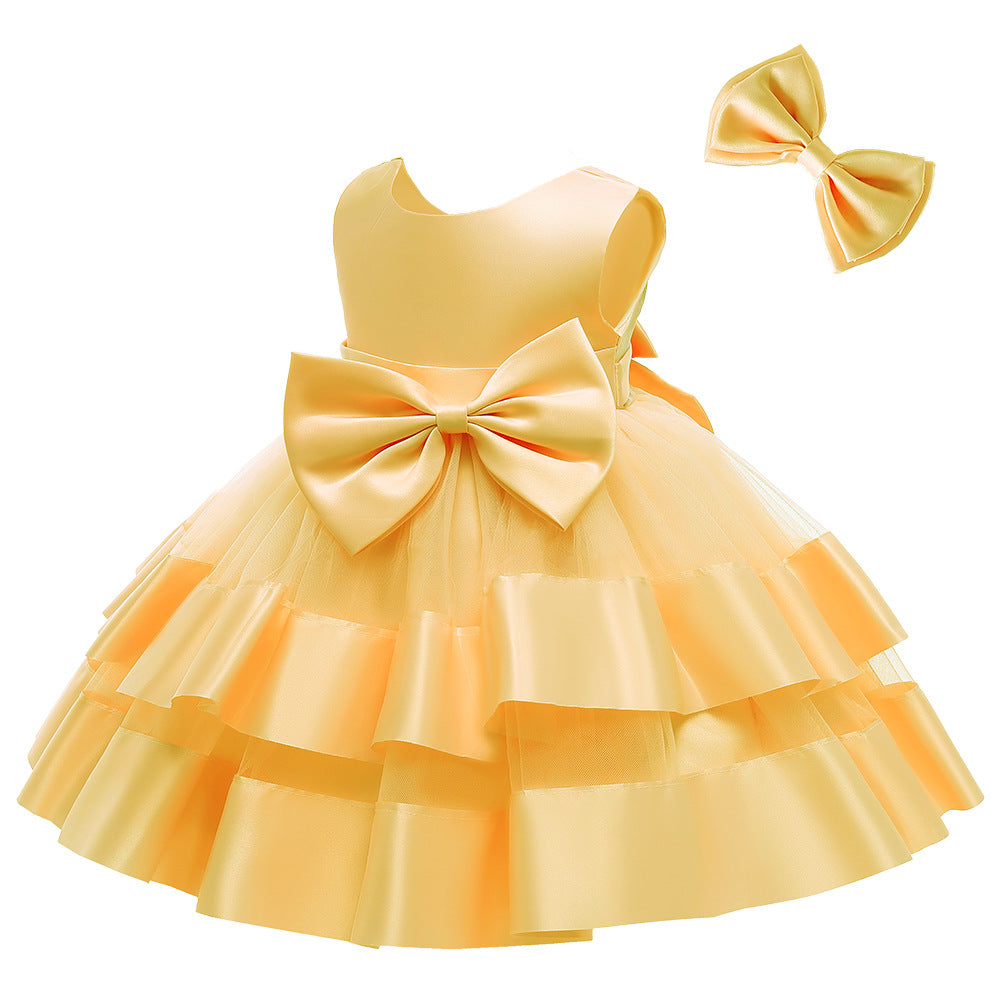 Vestido Amarillo, abejita, princesa 1717