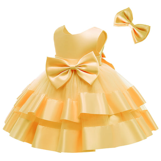 Vestido Amarillo, abejita, princesa 1717