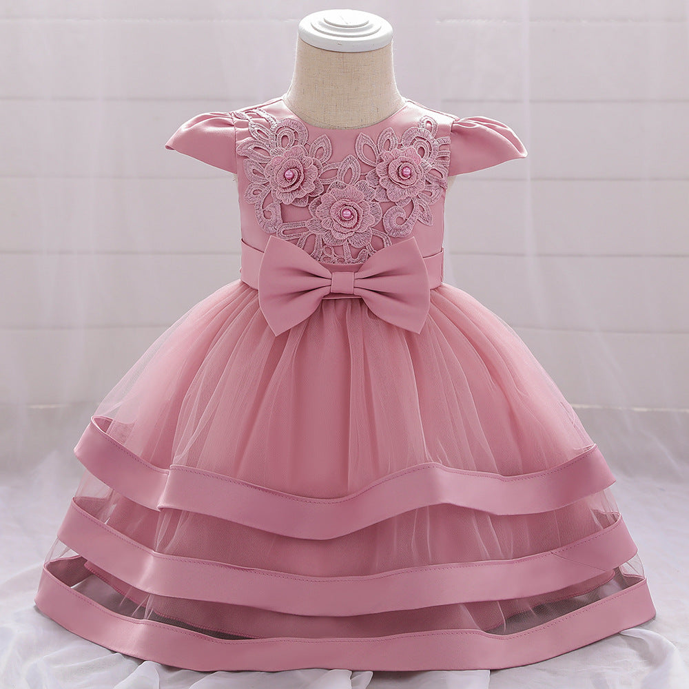 Vestido Rosa Vieja Elegante