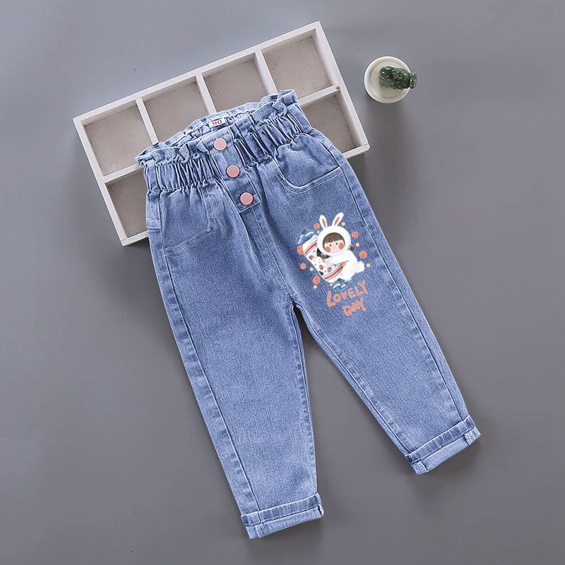 Pantalón, jeans, conejo espacial🐇1021
