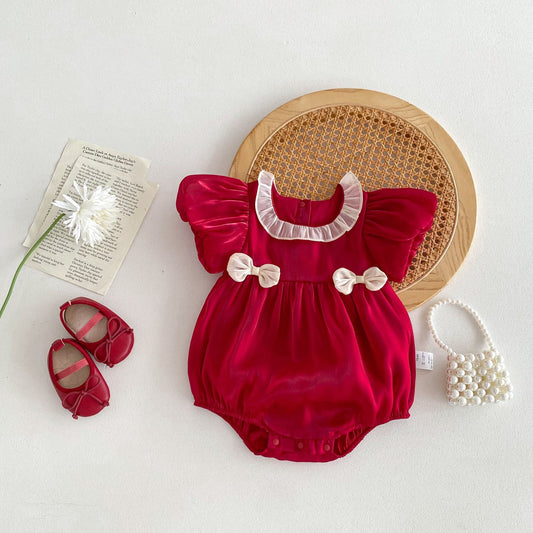 Body rojo con Detalles blancos, solo body📌
