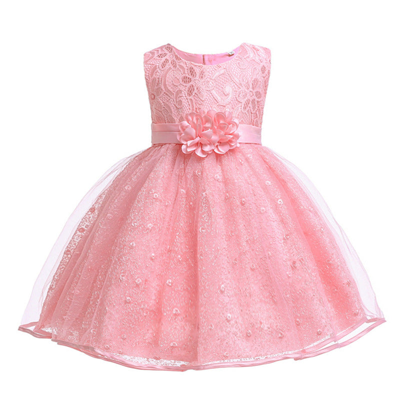 Vestido Rosa, Flores