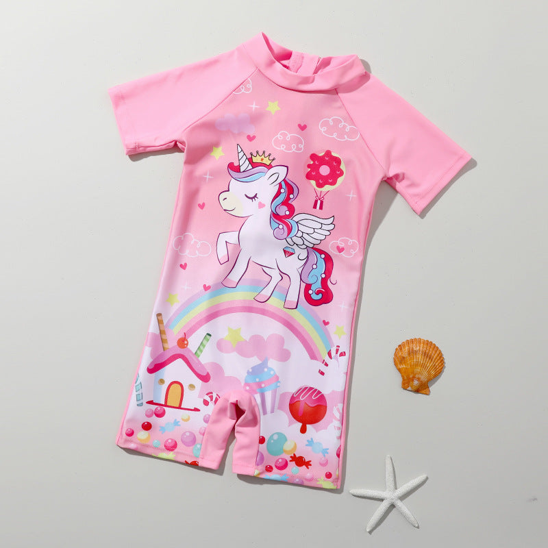 Trajes de baño☀️ enterizo unicornio🦄 1258