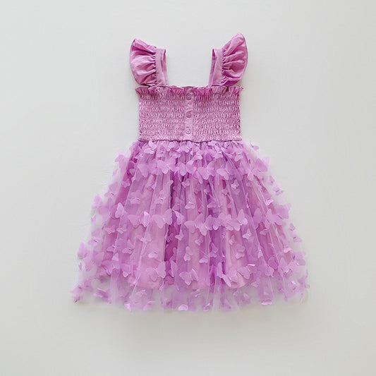 Vestido lila mariposas💟🦋1197