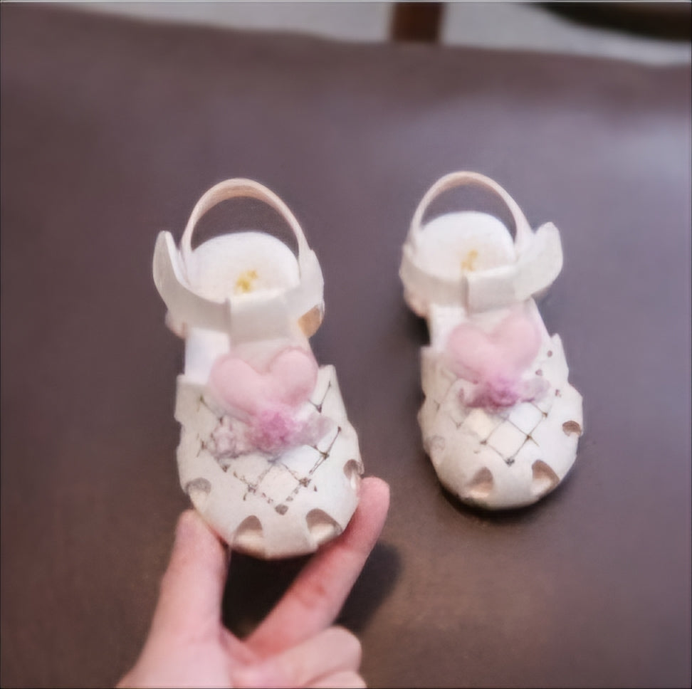 Sandalia beige, doradito 22067