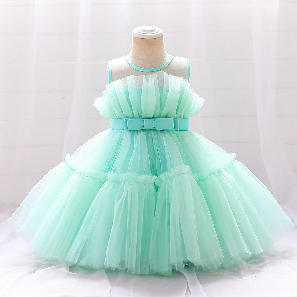 Vestido Rosa Vieja, verde agua