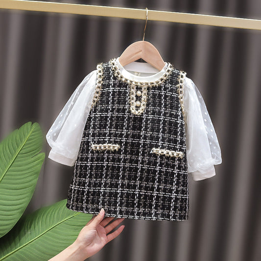 Vestido mangas largas negro🖤 1076